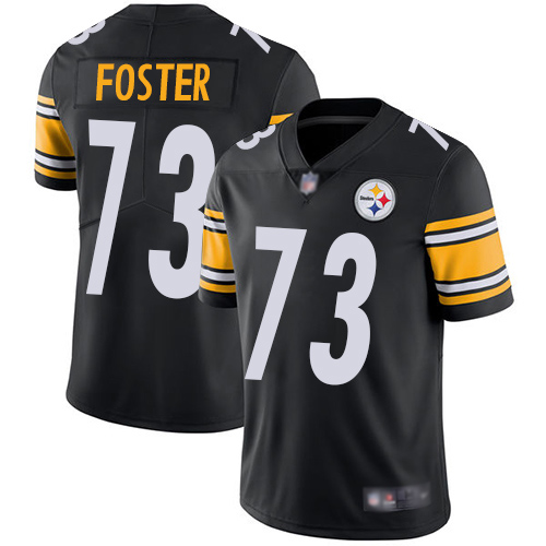 Men Pittsburgh Steelers Football #73 Limited Black Ramon Foster Home Vapor Untouchable Nike NFL Jersey